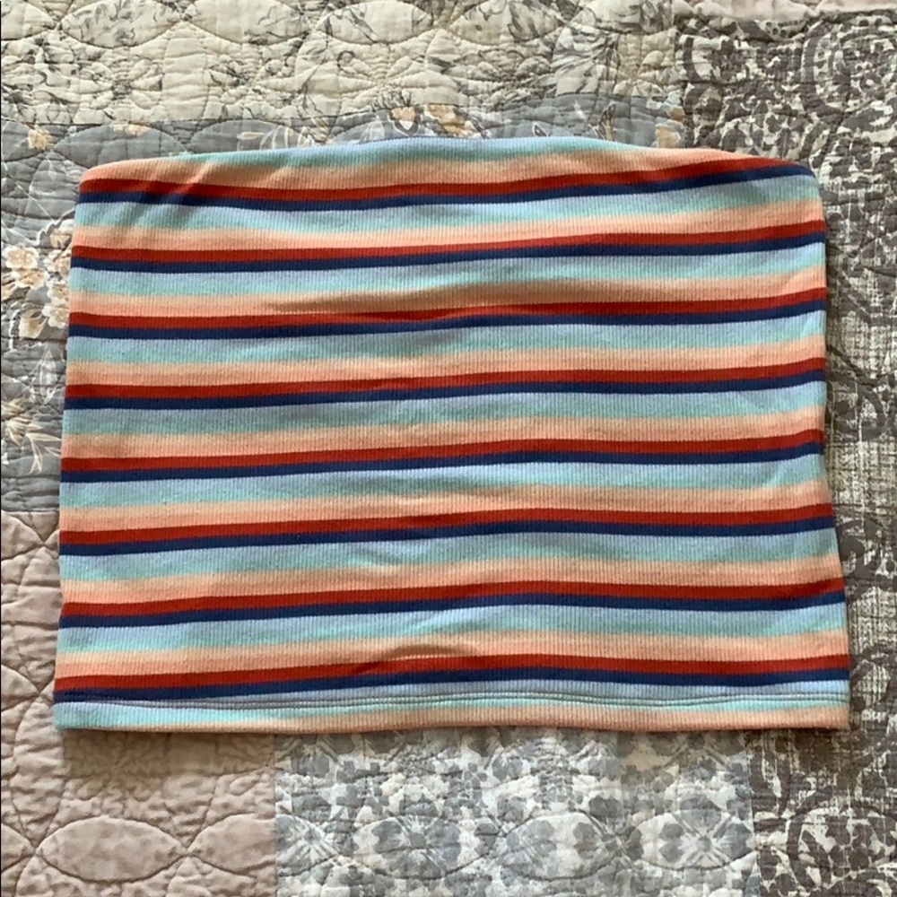 American Eagle Stripped Tube Top